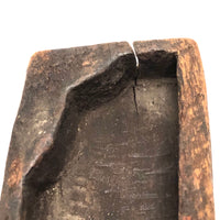 Late 18th/Early 19th C. Sharpening Stone with Marvelously Carved, Monogrammed Cover