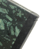 Lovely, Perfect Condition Green and Black Carved Stone Book