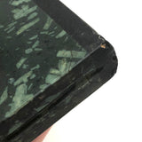 Lovely, Perfect Condition Green and Black Carved Stone Book