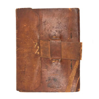 1832-39 Young Man's College Expenses (and $ from Parents) Leather Covered Notebook