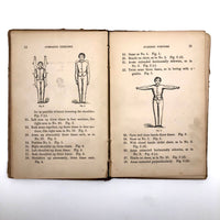 Scarce Manual of Gymnastic Exercises for School and Family, 1863, with Excellent Illustrations!