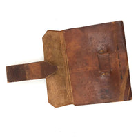 1832-39 Young Man's College Expenses (and $ from Parents) Leather Covered Notebook