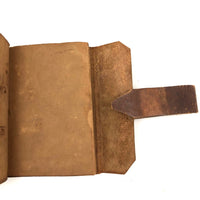 1832-39 Young Man's College Expenses (and $ from Parents) Leather Covered Notebook