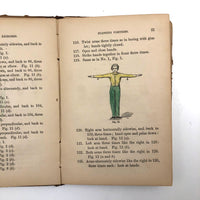 Scarce Manual of Gymnastic Exercises for School and Family, 1863, with Excellent Illustrations!