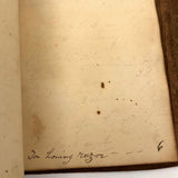 1832-39 Young Man's College Expenses (and $ from Parents) Leather Covered Notebook