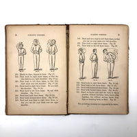 Scarce Manual of Gymnastic Exercises for School and Family, 1863, with Excellent Illustrations!