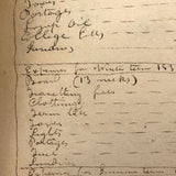 1832-39 Young Man's College Expenses (and $ from Parents) Leather Covered Notebook