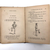 Scarce Manual of Gymnastic Exercises for School and Family, 1863, with Excellent Illustrations!