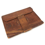 1832-39 Young Man's College Expenses (and $ from Parents) Leather Covered Notebook