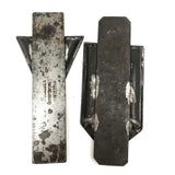 (I love) YU! Pair of Old Tin Chocolate Molds