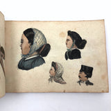 Fascinating 1860s French Sketchbook, Full (48 pages full)