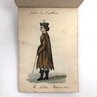 Fascinating 1860s French Sketchbook, Full (48 pages full)