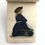 Fascinating 1860s French Sketchbook, Full (48 pages full)