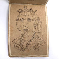 Fascinating 1860s French Sketchbook, Full (48 pages full)