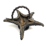 Unusual Folk Art (Real) Star Fish Basket!