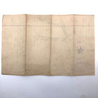 Lovely Hand-drawn Surveyor's Map #1: 31 Acres, Lenoir County, NC, 1878