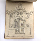 Fascinating 1860s French Sketchbook, Full (48 pages full)