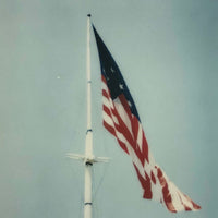 American Flag, Radiant c. 1980 Kodak Instant Photo