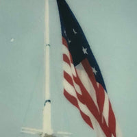 American Flag, Radiant c. 1980 Kodak Instant Photo