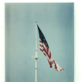 American Flag, Radiant c. 1980 Kodak Instant Photo