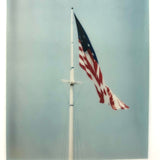 American Flag, Radiant c. 1980 Kodak Instant Photo