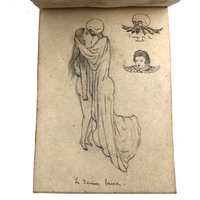 Fascinating 1860s French Sketchbook, Full (48 pages full)