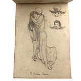 Fascinating 1860s French Sketchbook, Full (48 pages full)