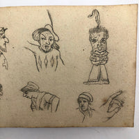 Fascinating 1860s French Sketchbook, Full (48 pages full)