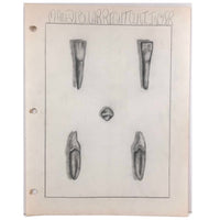 Donna Gasiorek's 1970 School of Dental Hygiene Binder of Tooth Drawings!