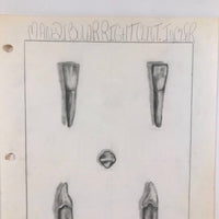 Donna Gasiorek's 1970 School of Dental Hygiene Binder of Tooth Drawings!