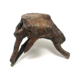 Gorgeous Old Burl Root Stool, Presumed Chinese "Scholar's Stool"