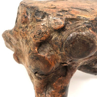 Gorgeous Old Burl Root Stool, Presumed Chinese "Scholar's Stool"