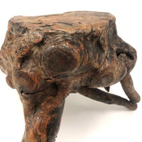 Gorgeous Old Burl Root Stool, Presumed Chinese "Scholar's Stool"