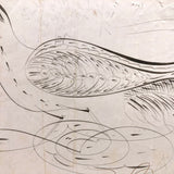 Executed by T.J. Pearce in Three Minutes: 19th Century Spencerian Ink Drawn Bird