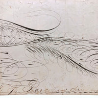 Executed by T.J. Pearce in Three Minutes: 19th Century Spencerian Ink Drawn Bird