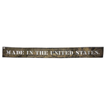 Very Long Antique Made in the United States Brass Stencil