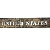 Very Long Antique Made in the United States Brass Stencil