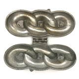 Rare and Beautifully Sculptural Old Pretzel Shaped Ice Cream Mold (ex Brass Sisters Collection)