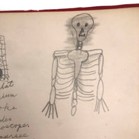 Emil Gottlieb's 1940s School Notebook with Excellent Drawings