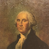 George Washington, Presumed Antique Chromolithograph with Over Glazing