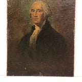 George Washington, Presumed Antique Chromolithograph with Over Glazing