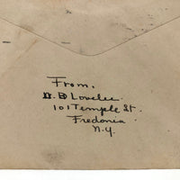 Evocative, Never Opened 1929 Letter to R.F Lovelee, Seneca Hotel, Rochester