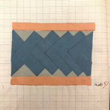 1941-42 French Froebel-esque School Notebook Full of Cut Paper Designs