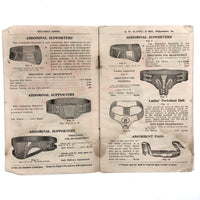 Late 19th C. G.W. Flavell & Bro. Philadelphia Catalogue of Braces, Pessaries, Elastic Stockings and Much More