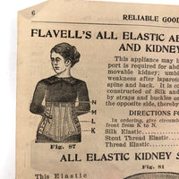 Late 19th C. G.W. Flavell & Bro. Philadelphia Catalogue of Braces, Pessaries, Elastic Stockings and Much More