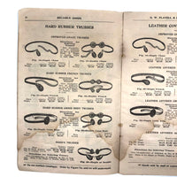 Late 19th C. G.W. Flavell & Bro. Philadelphia Catalogue of Braces, Pessaries, Elastic Stockings and Much More