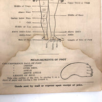 Late 19th C. G.W. Flavell & Bro. Philadelphia Catalogue of Braces, Pessaries, Elastic Stockings and Much More