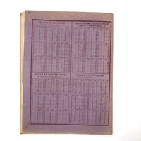 1941-42 French Froebel-esque School Notebook Full of Cut Paper Designs