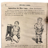 Late 19th C. G.W. Flavell & Bro. Philadelphia Catalogue of Braces, Pessaries, Elastic Stockings and Much More