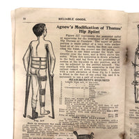 Late 19th C. G.W. Flavell & Bro. Philadelphia Catalogue of Braces, Pessaries, Elastic Stockings and Much More